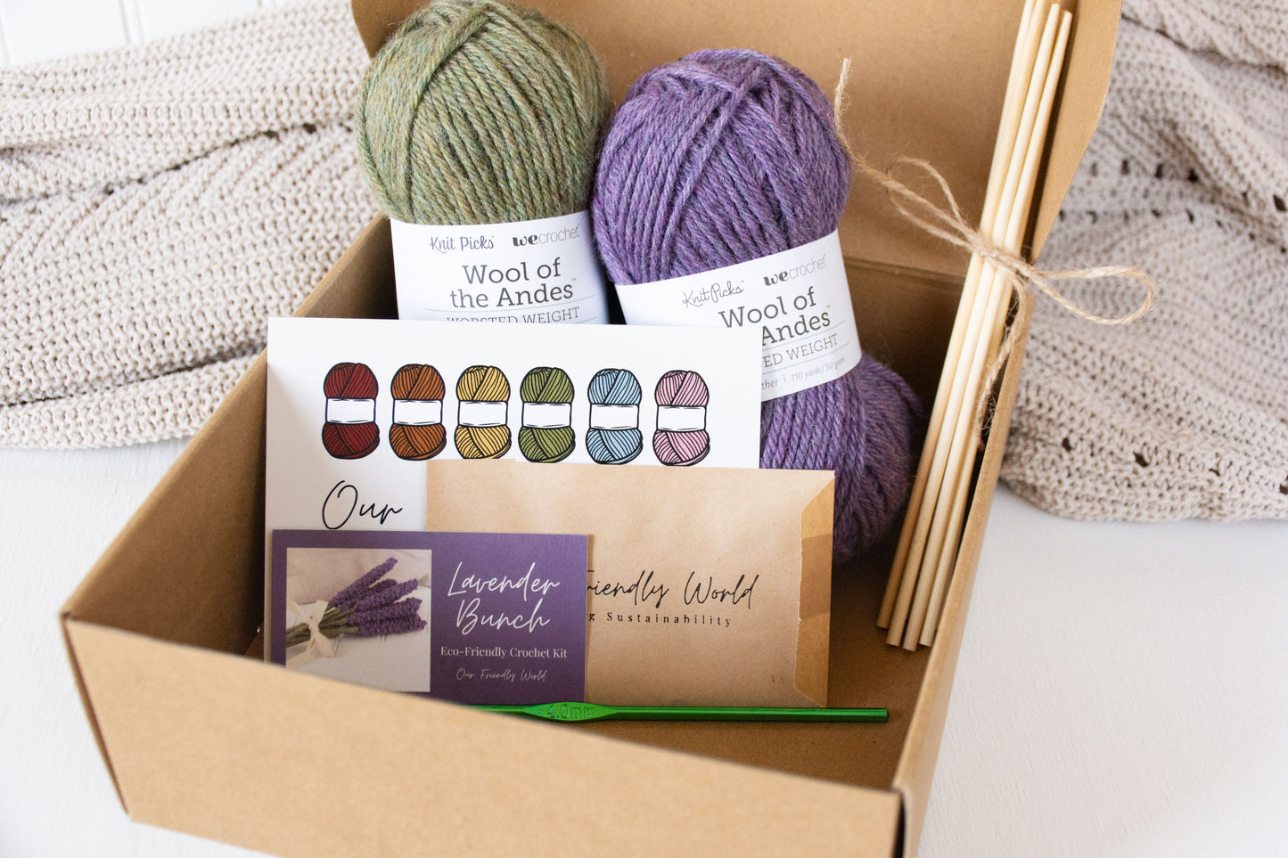 Lavender Bouquet Crochet Kit