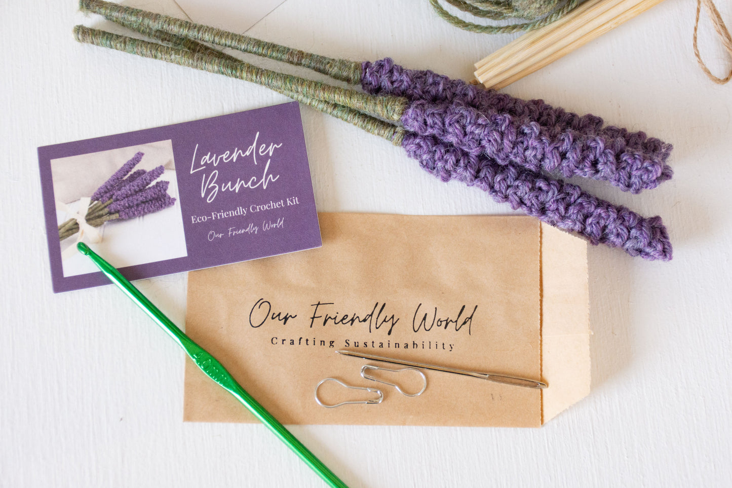 Lavender Bouquet Crochet Kit