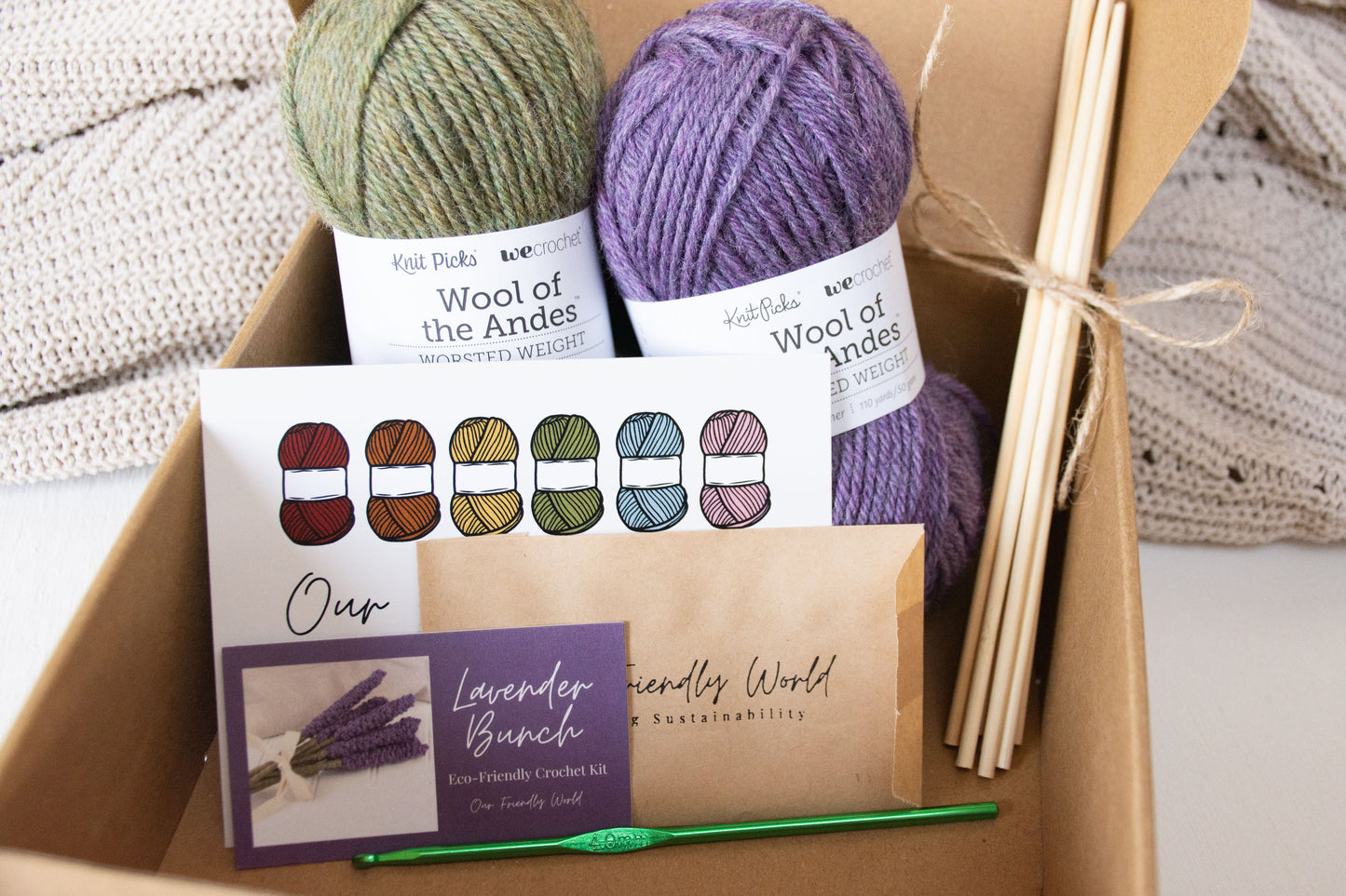 Lavender Bouquet Crochet Kit