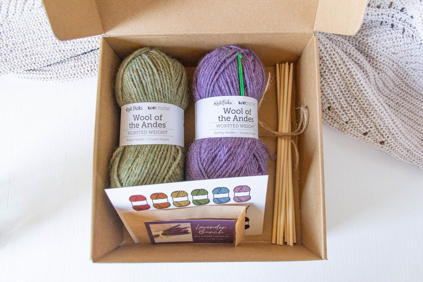 Lavender Bouquet Crochet Kit