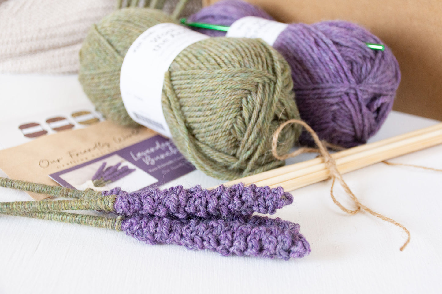 Lavender Bouquet Crochet Kit