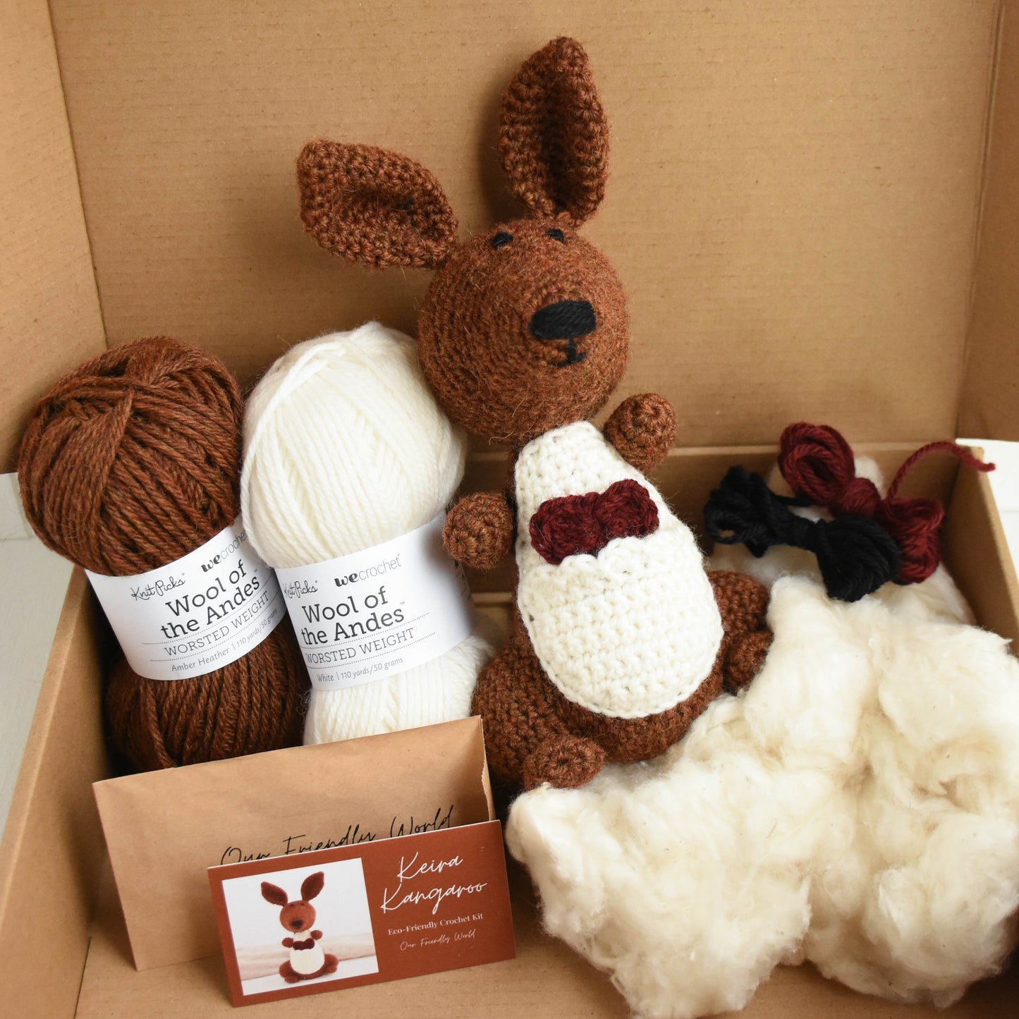 Keira the Kangaroo - Crochet Kit