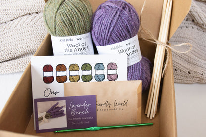 Lavender Bouquet Crochet Kit