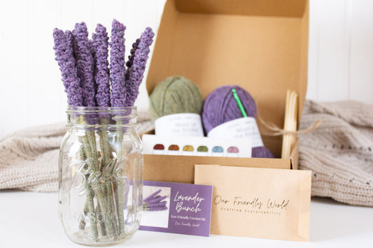 Lavender Bouquet Crochet Kit