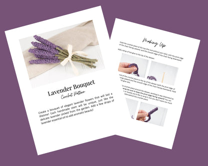 Lavender Bouquet Crochet Kit