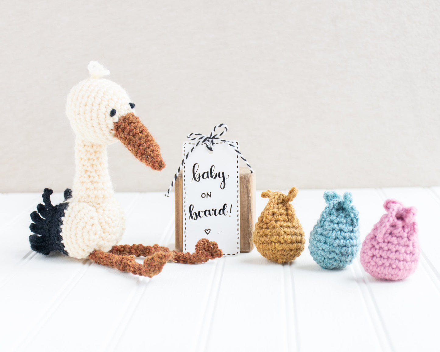 Sunny the Stork - Crochet Pattern