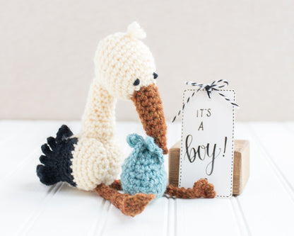 Sunny the Stork - Crochet Pattern