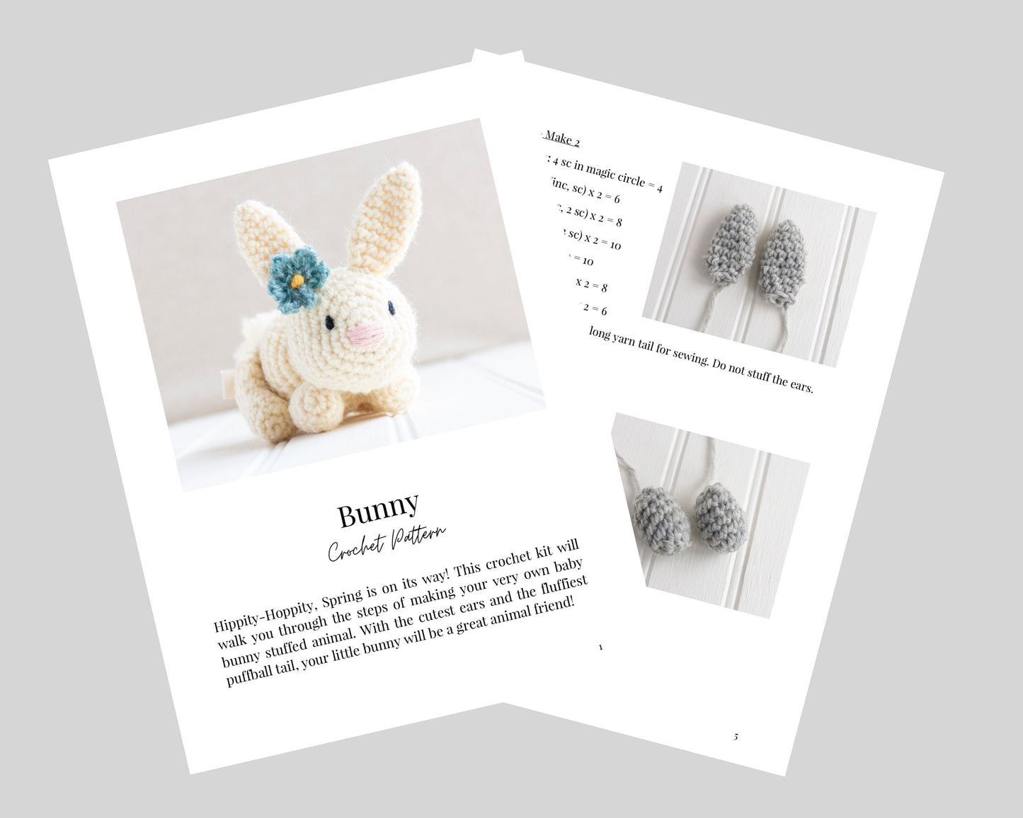Baby Bunny - Crochet Pattern