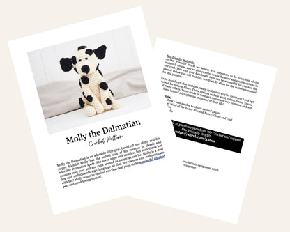 Molly the Dalmatian - Crochet Pattern