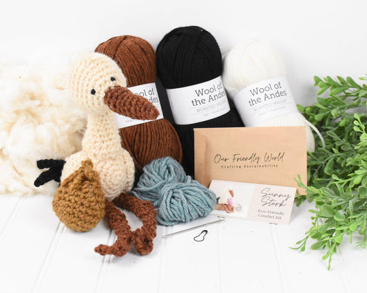 Sunny the Stork - Crochet Kit