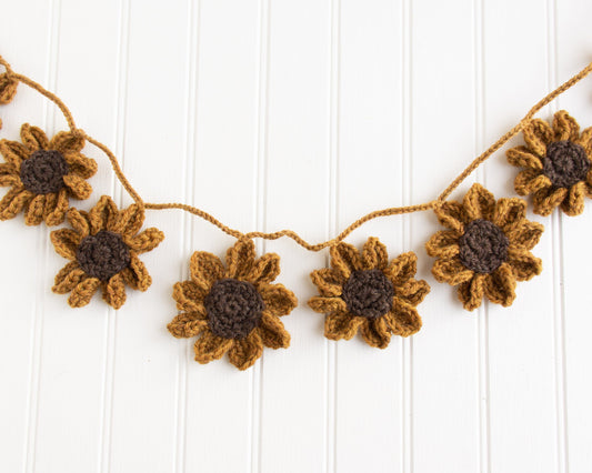 Sunflower Garland - Crochet Pattern