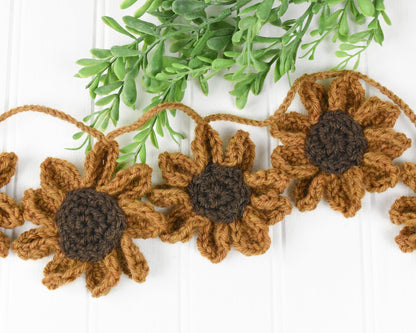 Sunflower Garland - Crochet Pattern